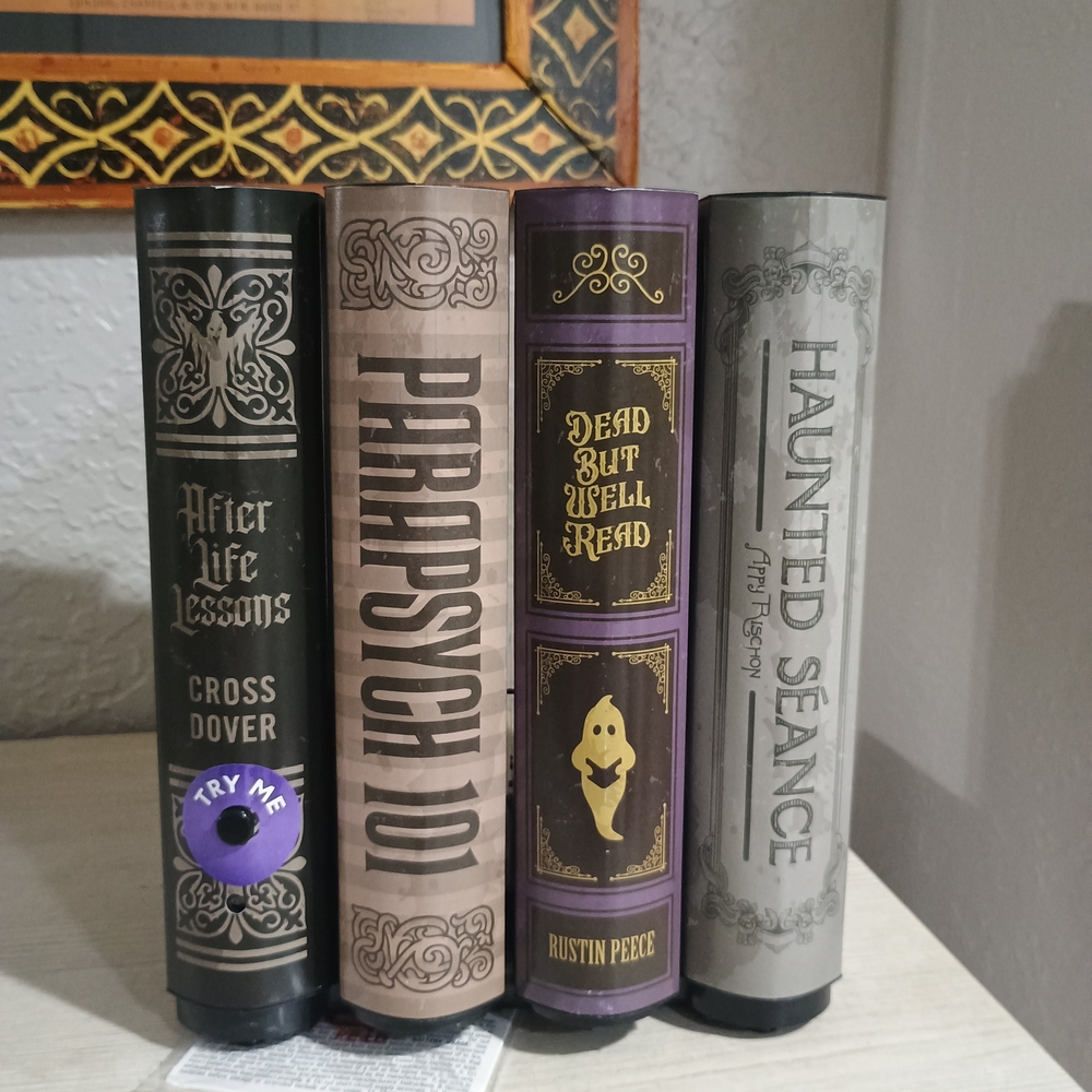 Animated Books Haunted House Animatronic Halloween Seance NEW